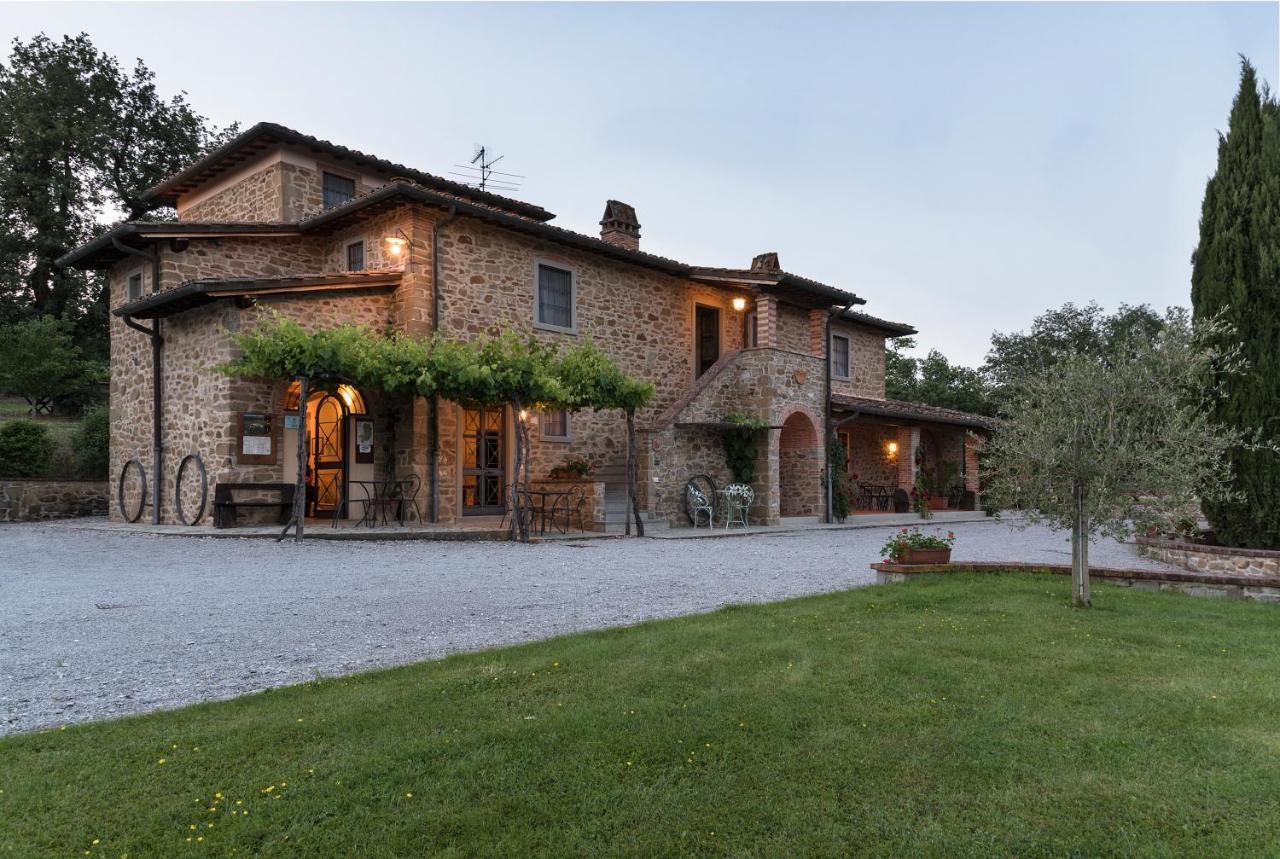 Agriturismo L'Incrociata Bucine Bagian luar foto